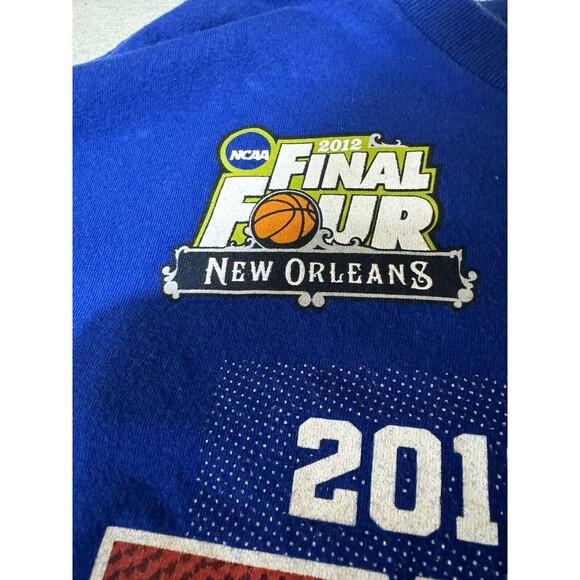 NCAA University Of Kansas Jayhawks 2012‎ Final Four Shirt By Adidas Adult Medium - Picture 4 of 6